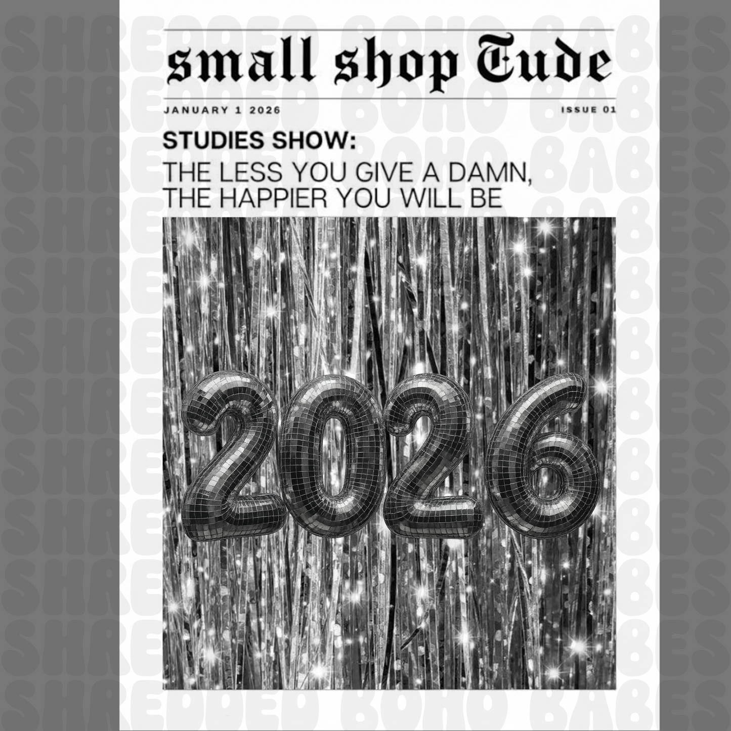 Small Shop Dude Newspaper PNG