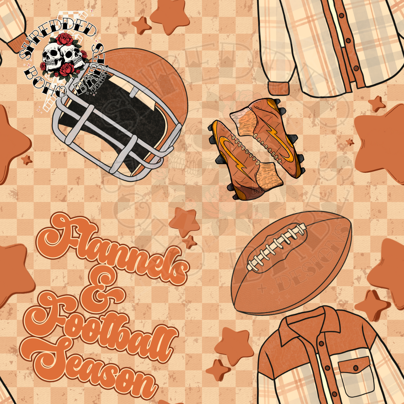 Flannels & Football Seamless (Boy Version)