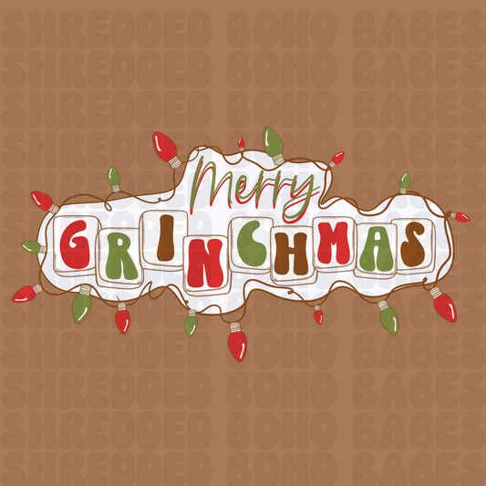 Merry Grinchmas PNG