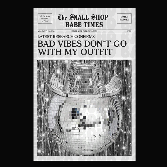 Small Shop Babe Newspaper PNG