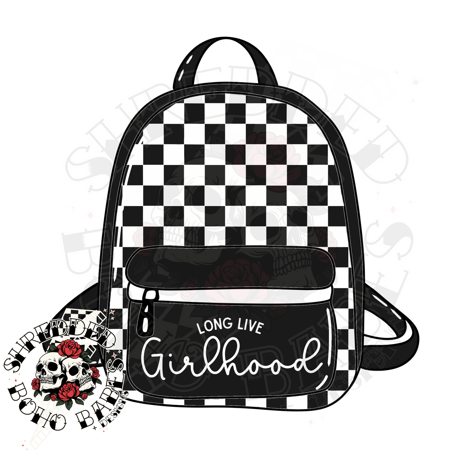 Girlhood Backpack PNG