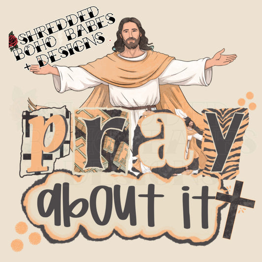 Pray About it PNG