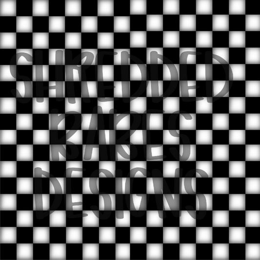 3d checkered seamless